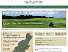 Tablet Screenshot of cropgrowers.com